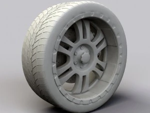 jante e pneu em liga leve ion 195 Modelo 3D