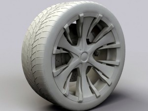 wheel baccarat  phang rims and tyre Modelo 3D