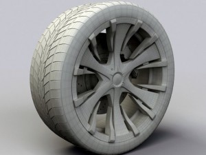wheel baccarat  phang rims and tyre Modelo 3D