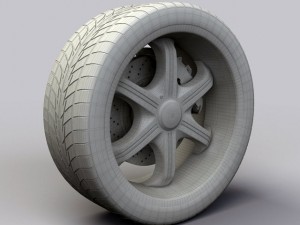 wheel dip  assail rims and tire Modelo 3D