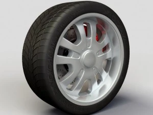 felgi i opony dip d10 Model 3D