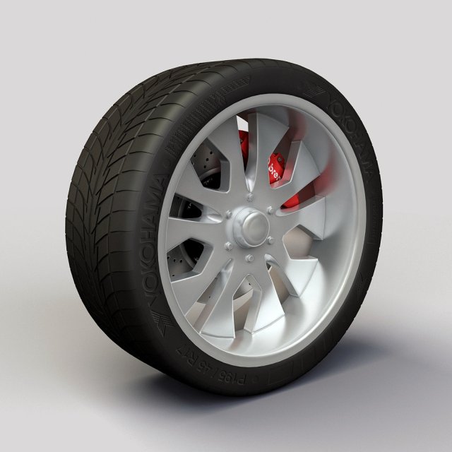 wheel dip d11 rims and tire Modelo 3D .c4d .max .obj .3ds .fbx .stl .blend 