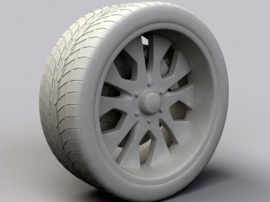 wheel dip d11 rims and tire Modelo 3D