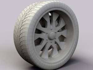 wheel dip d11 rims and tire Modelo 3D