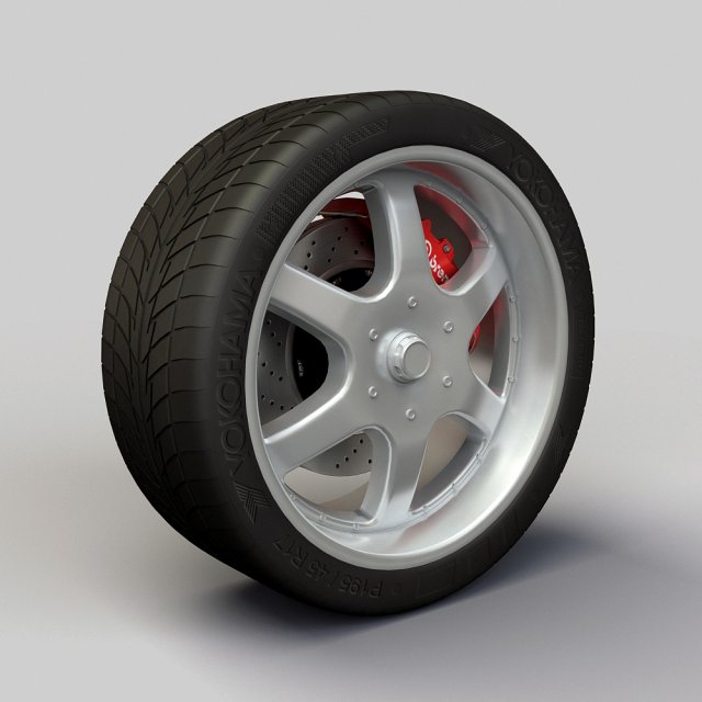 wheel dip exodus rims and tire Modèle 3D .c4d .max .obj .3ds .fbx .stl .blend 