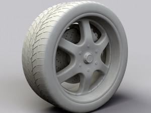 wheel dip exodus rims and tire Modèle 3D