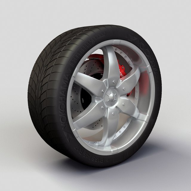 wheel dip flyers rims and tire 3Dモデル .c4d .max .obj .3ds .fbx .stl .blend 