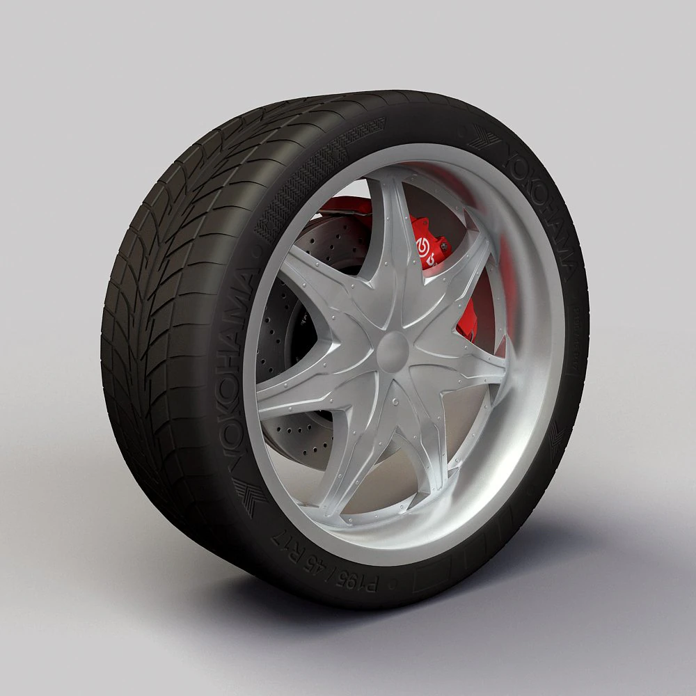 wheel dip libra rims and tire 3D Model .c4d .max .obj .3ds .fbx .stl .blend 