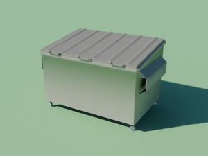 dumpster Model 3D