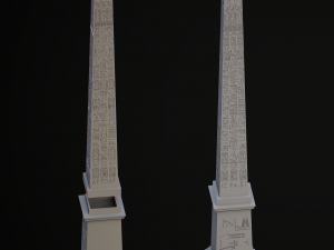 Luxor Obelisk 40CM 3D-Druckmodell