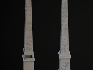 Obelisco de Luxor 40CM Modelo de Impressão 3D