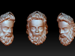 Modelo de impressão 3D do anel facial Zeus Modelo de Impressão 3D