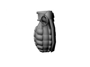 game grenade low poly 3D Model