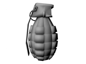 game grenade low poly 3D Model