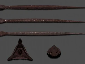 alien worm 3D Model