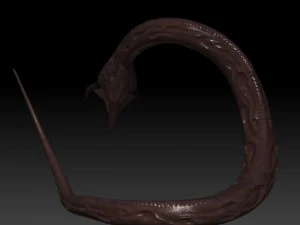 alien worm 3D Model