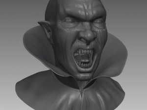 vampire bust Model 3D
