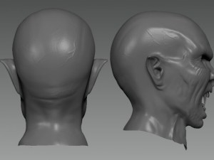 vampire bust 3D Model