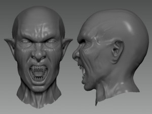 vampire bust 3D Model
