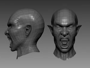 vampir b&uuml;st&uuml; 3D Model