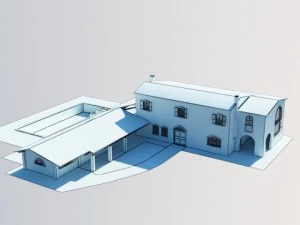 italian farmhouse 3D Model