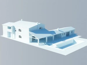 italian farmhouse 3D Model