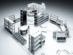 pre school 3D Model
