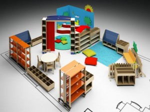 pre school 3D Модель
