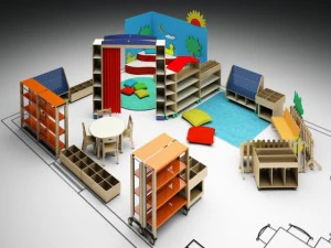 pre school 3D Model