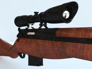 m14 wooden sniper special ops 3Dモデル