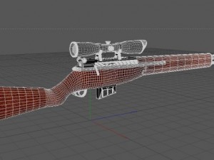 m14 wooden sniper special ops 3Dモデル