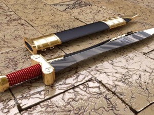 greek sword Modèle 3D