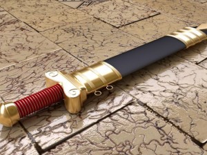 greek sword 3D Model
