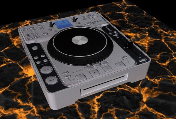 stanton cd turntable c314 3D 모델 .c4d .max .obj .3ds .fbx .stl .blend 