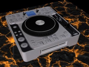 stanton cd turntable c314 3D मॉडल