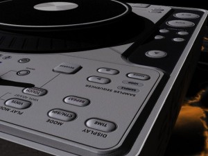 stanton cd turntable c314 3D 모델