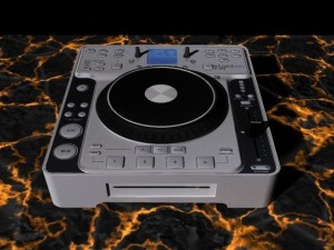 stanton cd turntable c314 3D 모델