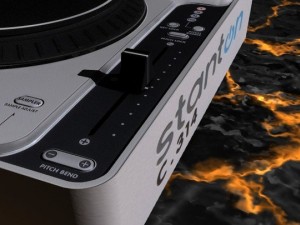 stanton cd turntable c314 3D 모델