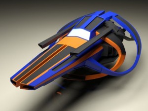 spaceship design Modelo 3D