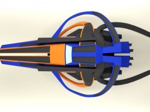 spaceship design Modelo 3D