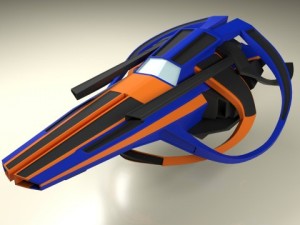 spaceship design Modelo 3D