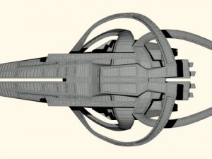 spaceship design Modelo 3D