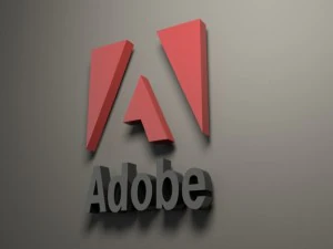 logotipo de adobe Modelo 3D