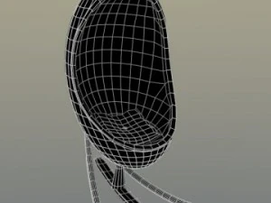 cadeira de balan&ccedil;o Modelo 3D