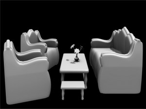 sofa setobj 3D Model