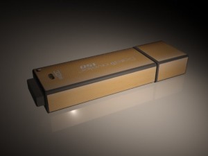 kingston flash drive 3D-Modell