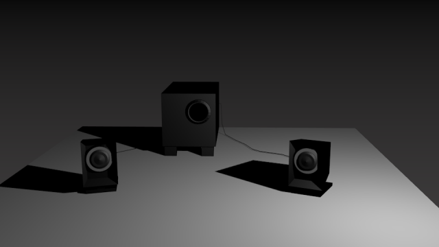 speaker set 3D Model .c4d .max .obj .3ds .fbx .stl .blend 