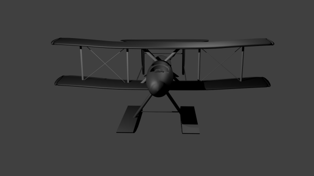 aircraft 3D Model .c4d .max .obj .3ds .fbx .stl .blend 