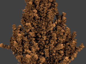 high poly autumn tree 2 3D Model