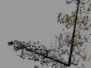 high poly autumn tree 5 Modèle 3D